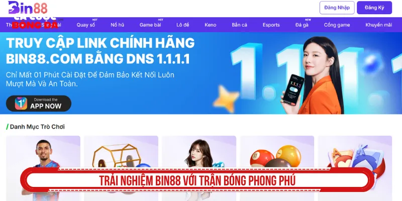 Trải nghiệm tại trang cá độ bóng đá phong phú
